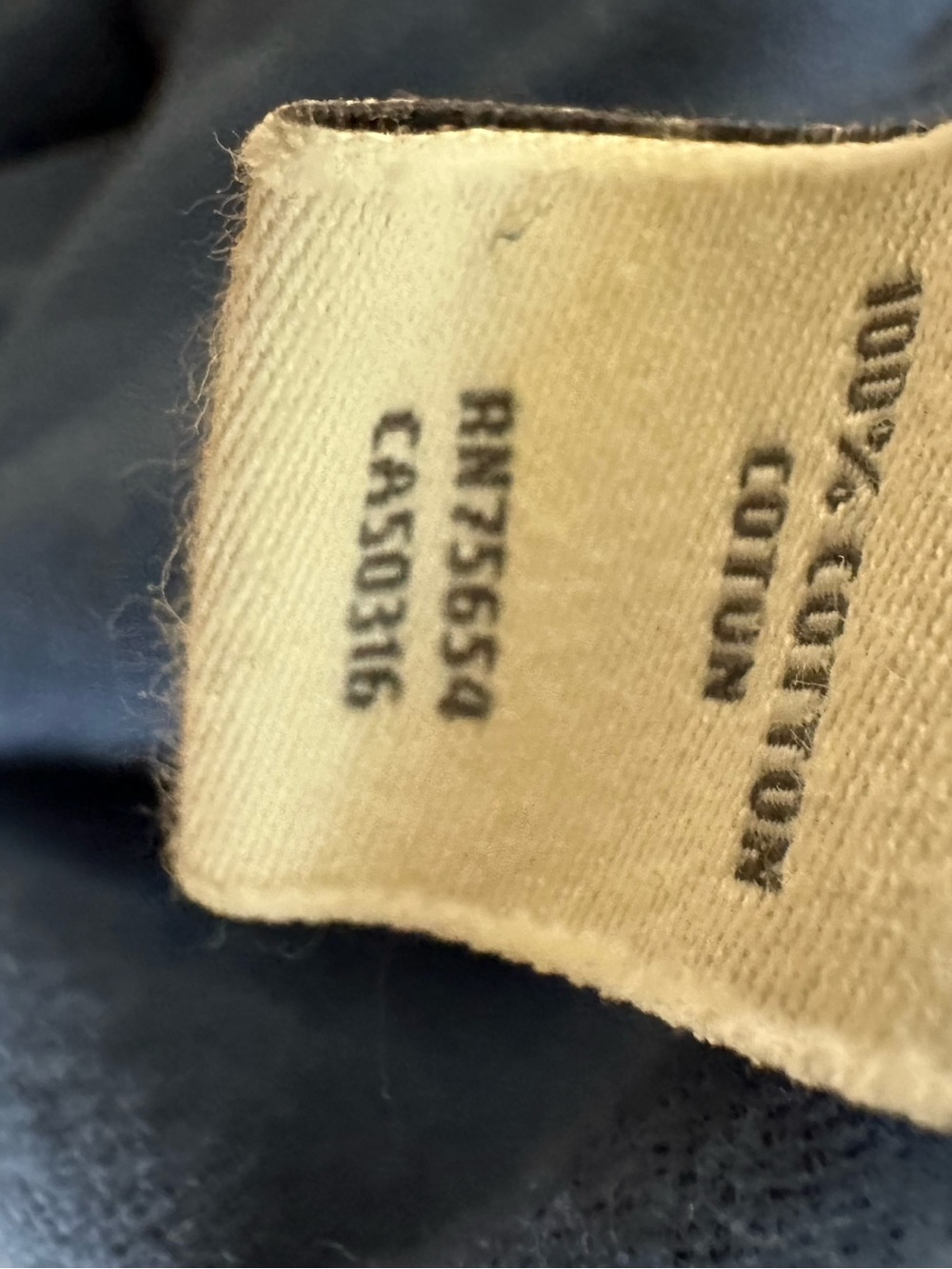 Y2K Abercrombie & Fitch Navy Henley Shirt - Picture 7 of 8